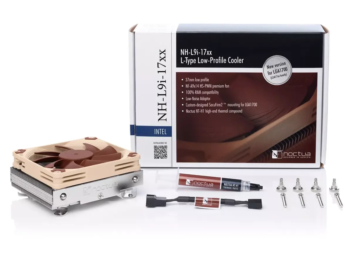 Кулер Noctua NH-L9i-17xx (92 мм, LGA1700) Photo 4
