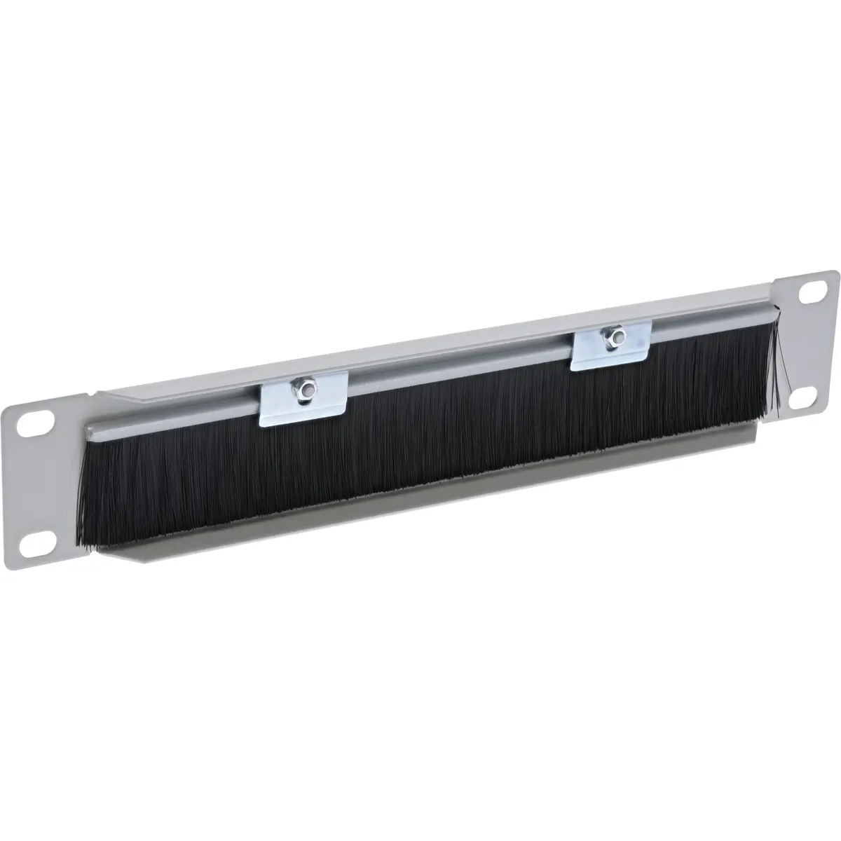 InLine 10" Cable Entry Plate with Brush, 1U Photo 3