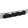 InLine 10" Cable Entry Plate with Brush, 1U Photo 3