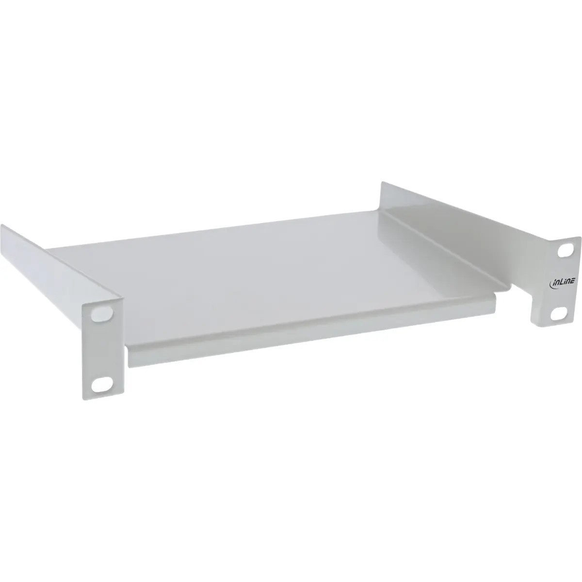 InLine 10" Rack Shelf 160mm 1RU Photo 2