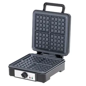 Waffle iron Adler AD 3049, 4 square waffles, non-stick, 1800 W, black