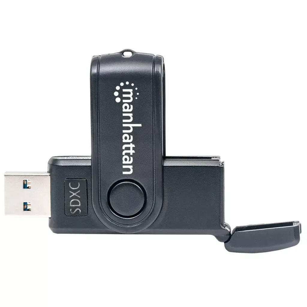Card Reader Manhattan USB-A Mini Multi-Card Reader/Writer Photo 5