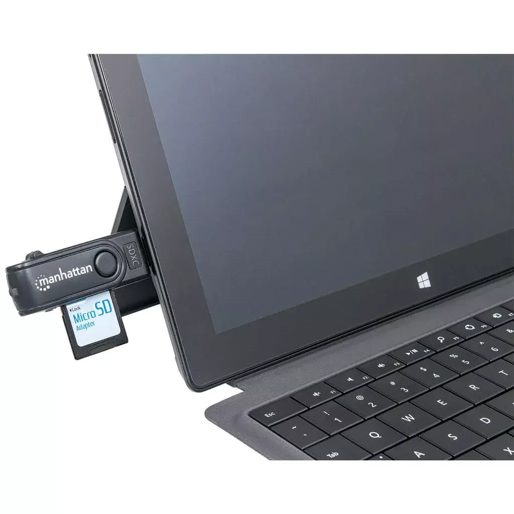 Card Reader Manhattan USB-A Mini Multi-Card Reader/Writer Photo 7