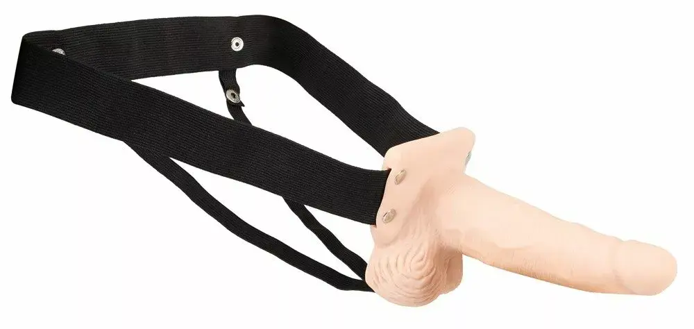 Накладка-страпон с вибрацией you2toys Silicone Black Photo 2