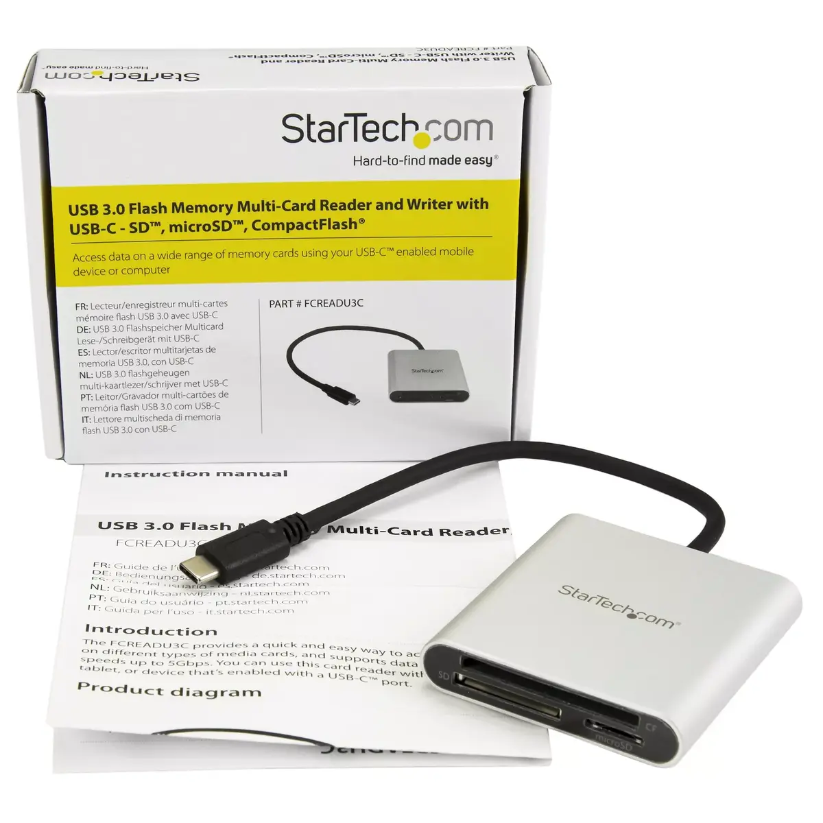 Кардридер USB 3.0 StarTech FCREADU3C Photo 5