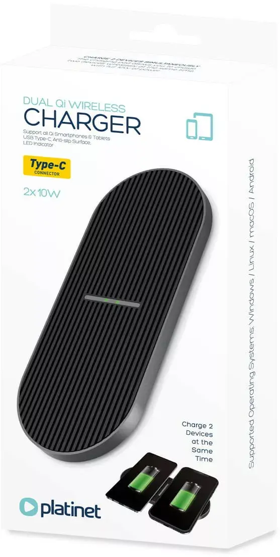 Wireless Charger PLATINET PWCDB 2x10W Photo 7