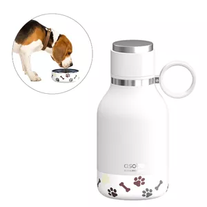 Dog Bowl Asobu SDB1 White 1000ml Indoor Outdoor