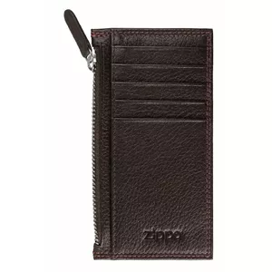 Zippo credit card holder 2.006.050 — zippered durable design, compact wallet for cards