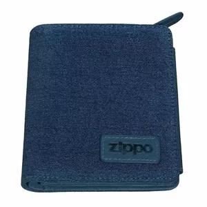 Кошелек Zippo Denim Zipper 2.007.145 — джинсовый кошелек Zippo на молнии