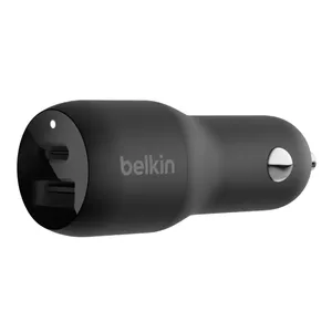 Belkin CCB004BTBK mobile device charger Smartphone, Tablet Black Cigar lighter, USB Fast charging Indoor, Outdoor