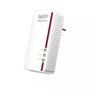 AVM FRITZ!Powerline 1260E Edition International Адаптер Powerline с Wi-Fi, скорость передачи данных 1200 Мбит/с, вилка типа F, белый