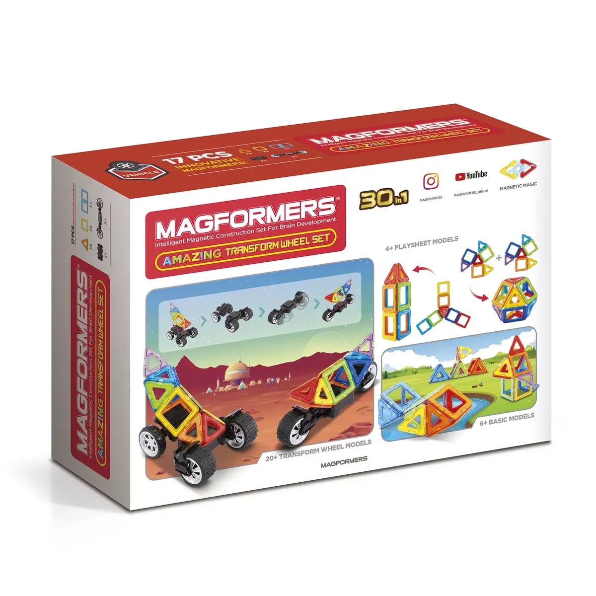 MAGFORMERS 707019 magnētiskais konstruktoru komplekts Photo 2