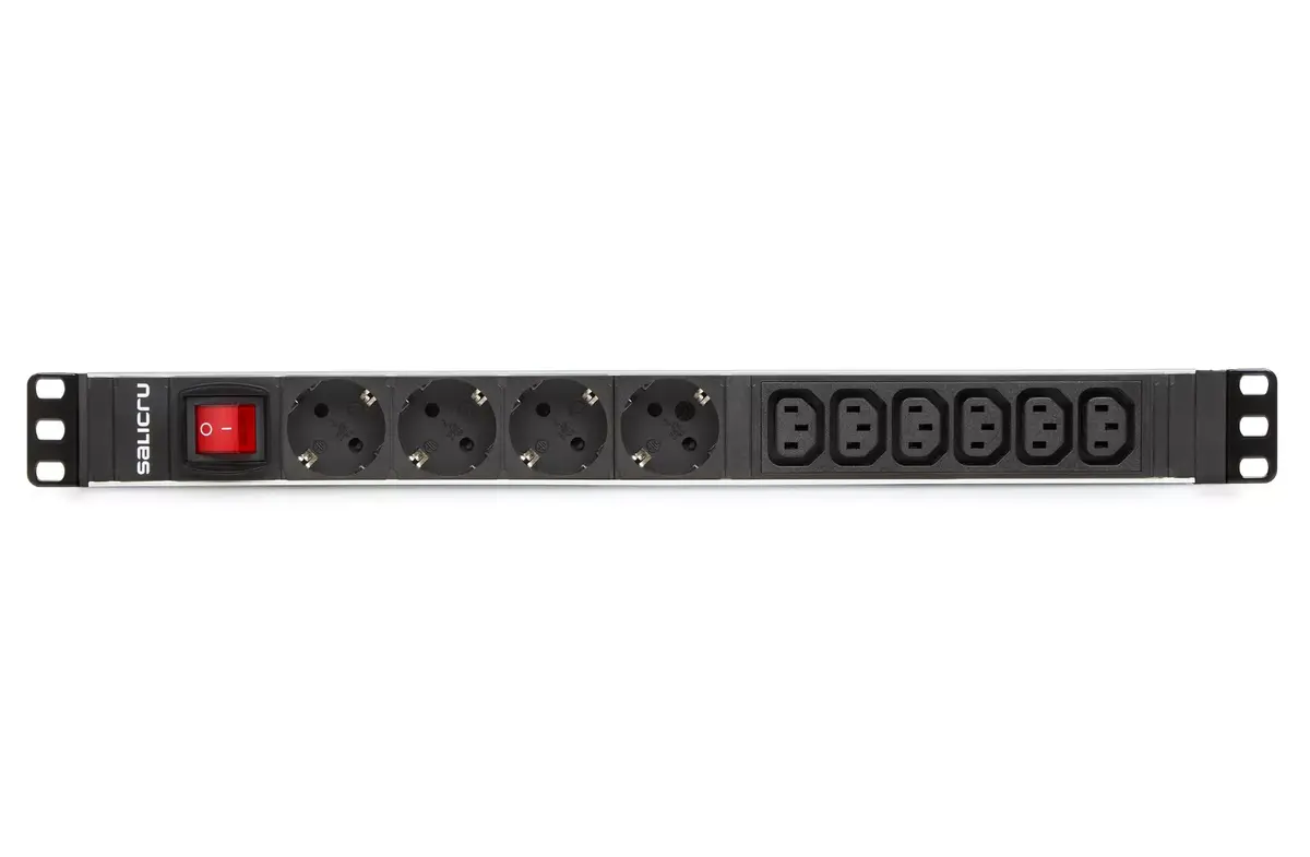 SALICRU SPS 4F+6F PDU SCH C13/C14 barošanas sloksne Photo 2
