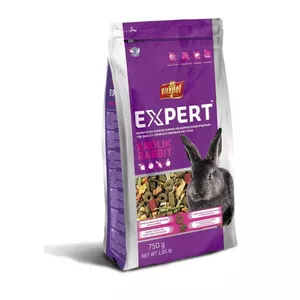 Complete rabbit food Vitapol EXPERT 750 g — balanced feed for adult rabbits