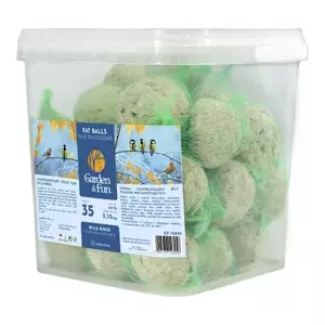 Шарики с жиром для диких птиц, Garden Fun, 90 г, упаковка 35 шт.