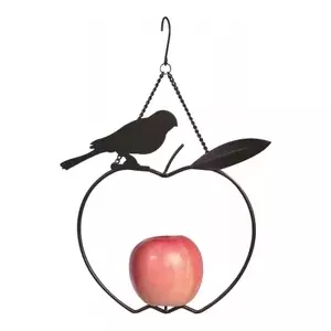 Feeding ring for fat balls and fruit, garden fun GF-12908, metal 24x8x24 cm