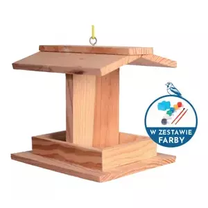 Koka putnu barotava garden fun — modelis GF-12902, izmēri 14×11×11,5 cm