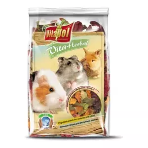 vitapol VITA HERBAL dārzeņu maisījums grauzējiem 100 g — garšaugu barība maziem grauzējiem