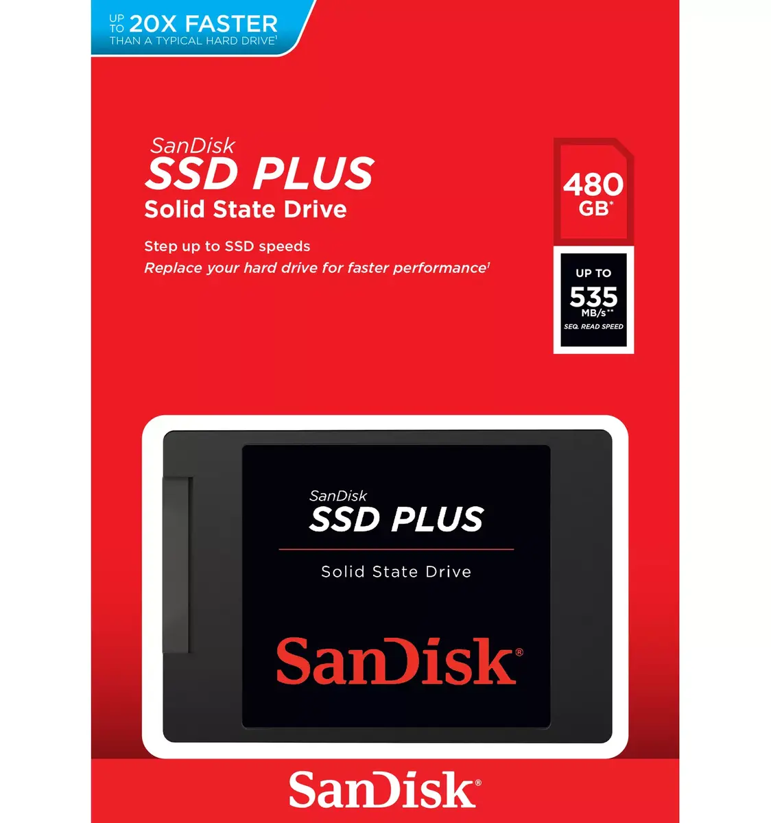 SSD SanDisk Plus 480GB SDSSDA-480-G26 Photo 3