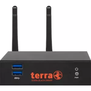 Aparātbāzēts ugunsmūris SecurePoint Black Dwarf VPN as a Service — galda ierīce, caurlaides spēja 1,85 Gbit/s, VPN 0,31 Gbit/s, divjoslu Wi‑Fi, 10 lietotāji