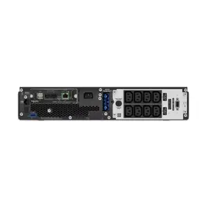 UPS APC Smart-UPS On-Line SRT1500UXI-NCLI 1500VA 1350W Rack 2U 230V 8×C13 Tīkls sliedes