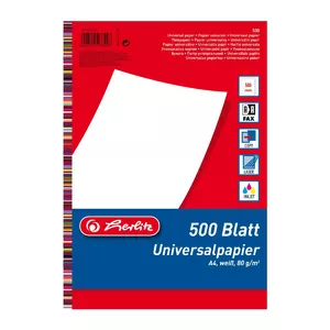 Печатная бумага A4 Herlitz 5033402 500 листов белая