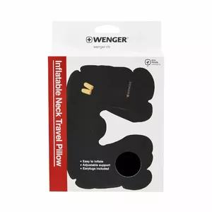 INFLATABLE NECKTRAVEL PILLOW WITH EARPLUGS