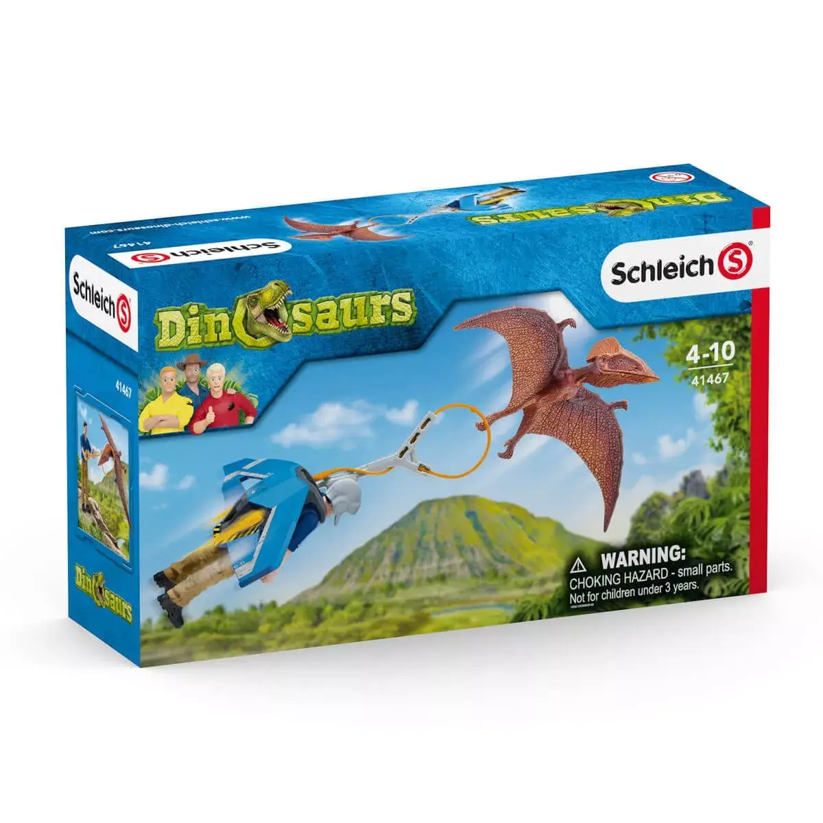 Rotaļlietu komplekts Schleich Dinosaurs Jetpack Chase Photo 13
