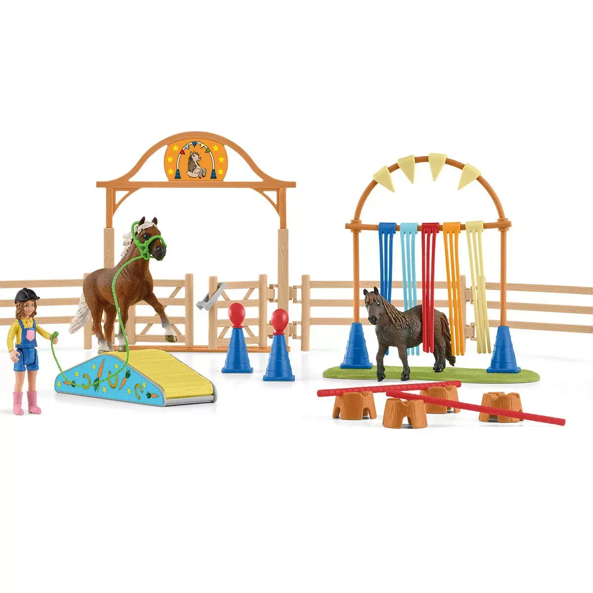 Тренировка ловкости пони Schleich 1127964 Photo 11