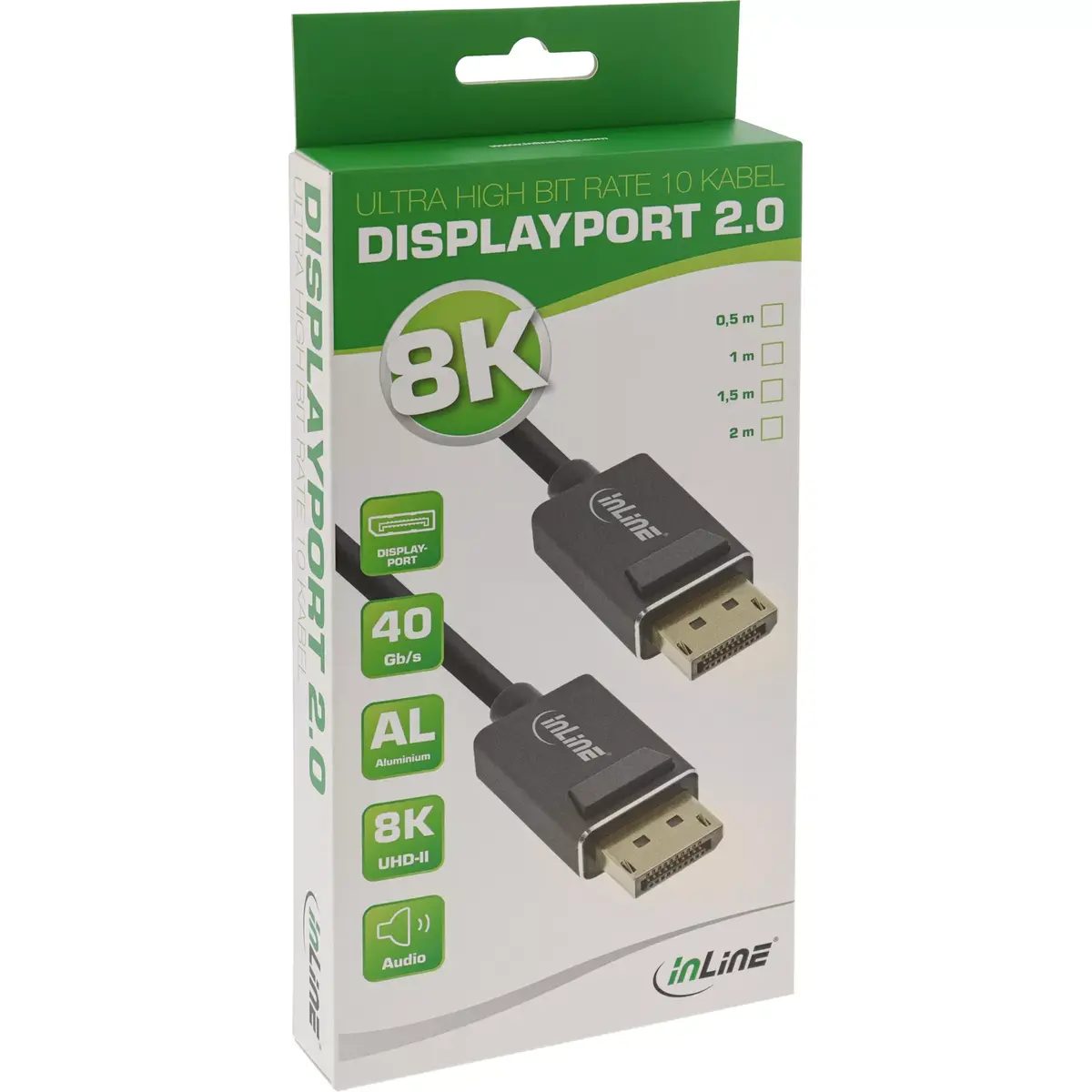 DisplayPort 2.0 kabelis InLine 15403P Photo 2