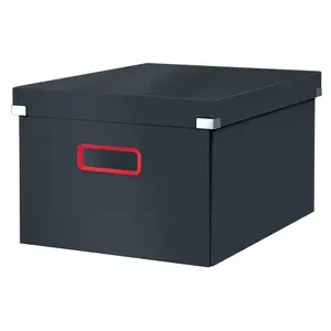 Storage box Leitz Click & Store Rectangular Hardboard Grey