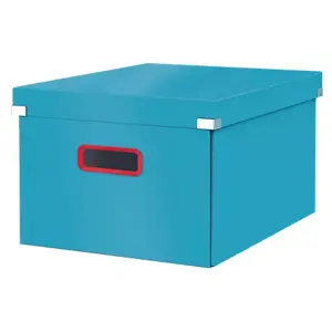 Storage box Leitz Click & Store Rectangular Hardboard Blue