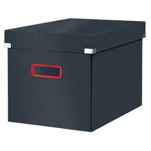 Storage box Leitz Click & Store Rectangular Hardboard Grey