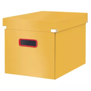 Storage box Leitz Click & Store Rectangular Hardboard Yellow