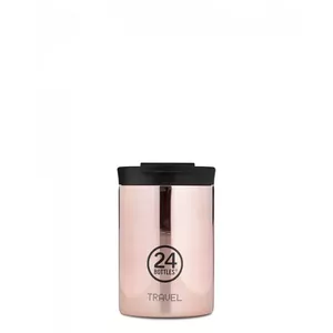 Термокружка 24Bottles Travel Tumbler 350 мл из нержавеющей стали, цвет розовое золото