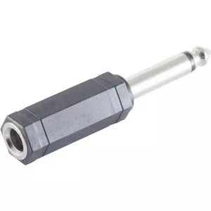 Adapter ShiverPeaks 57003 — mono 6.3 mm jack plug to 6.3 mm jack socket