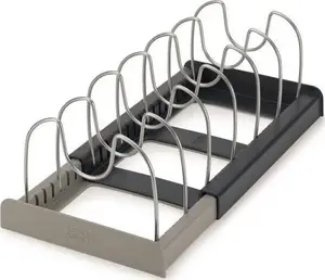 Cookware organiser Joseph Joseph 85167 — expanding grey design for pans and lids