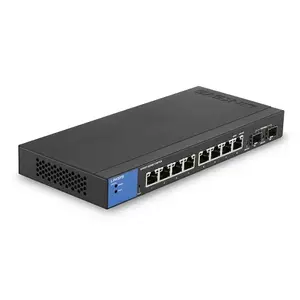 Linksys LGS310C Vadīts L3 Gigabit Ethernet (10/100/1000) Melns, Zils