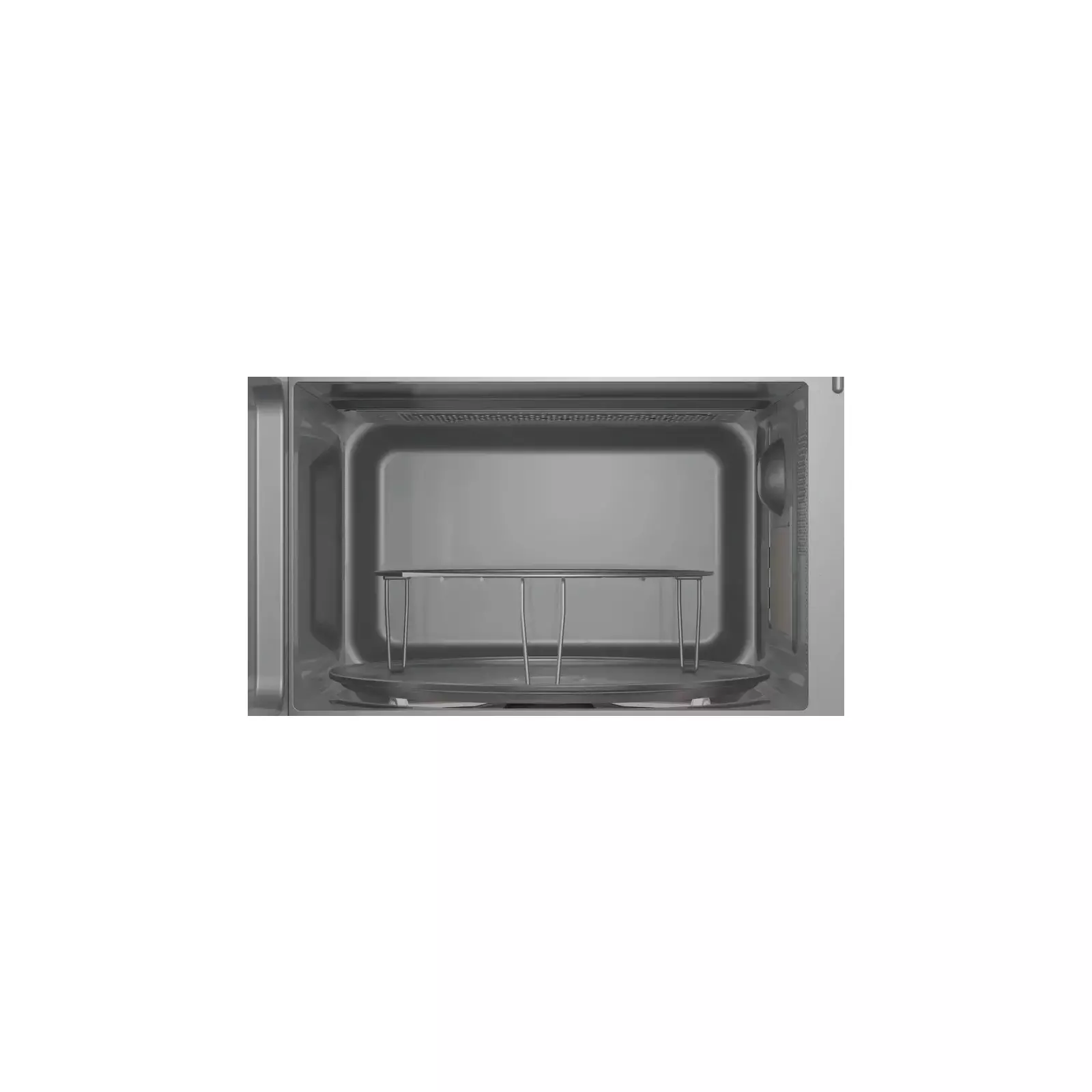 Microondas Bosch FEL023MS2 | 20L | 800W | 1000W Grill | Antihuellas |  Negro-Inox | Serie 2