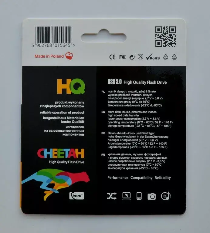 USB‑накопитель IMRO CHEETAH/128GB Photo 3