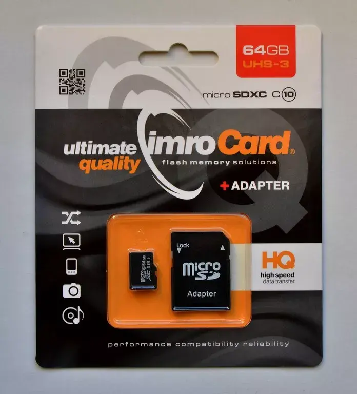 Флеш-карта IMRO 64GB MICROSD10 Photo 2