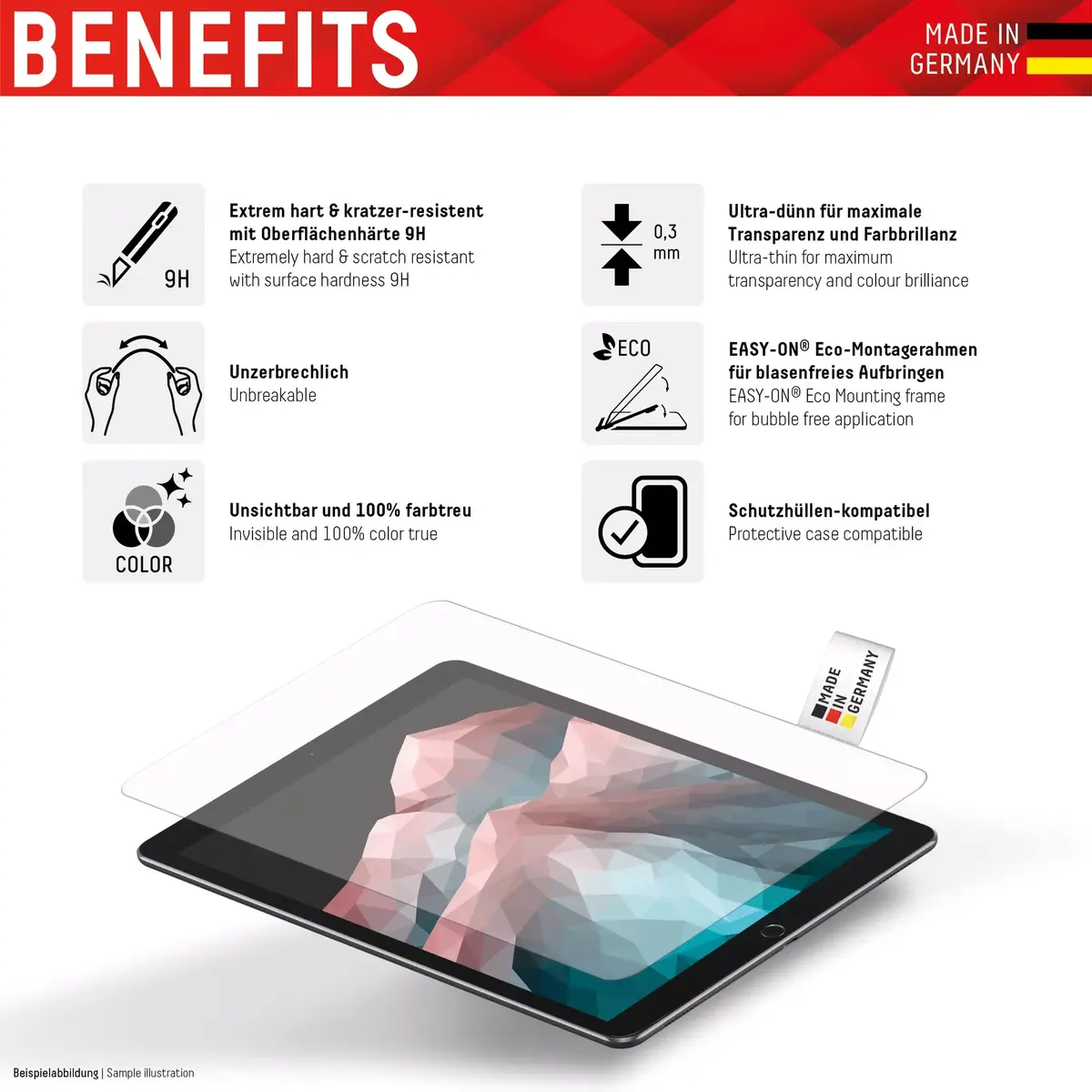 Tablet Glass Displex Apple iPad mini 8.3'' (6. Gen.) Photo 2