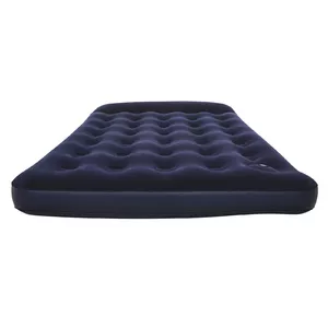 Inflatable Double Airbed Bestway Easy Inflate Flocked 1.91 x 1.37 x 0.28 m, Vinyl, Blue