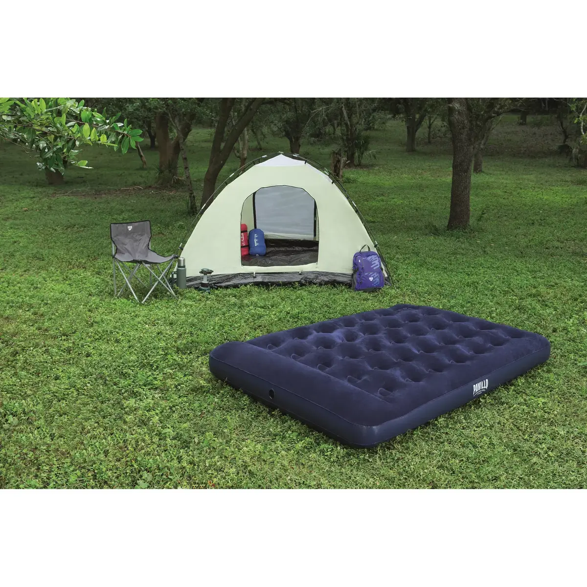 Bestway Easy Inflate Flocked double airbed 1.91x1.37x0.28 m Photo 2