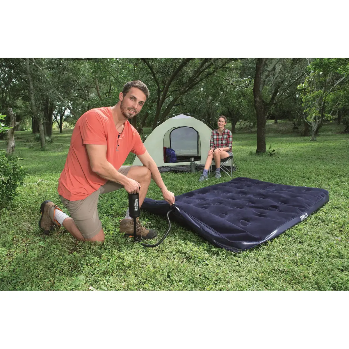 Bestway Easy Inflate Flocked double airbed 1.91x1.37x0.28 m Photo 7