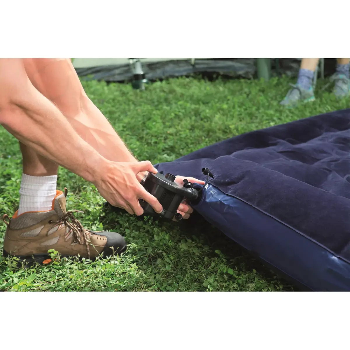 Bestway Easy Inflate Flocked double airbed 1.91x1.37x0.28 m Photo 13