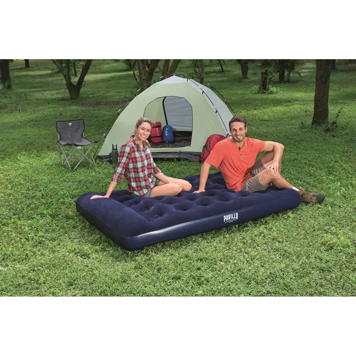 Bestway Easy Inflate Flocked double airbed 1.91x1.37x0.28 m Photo 20