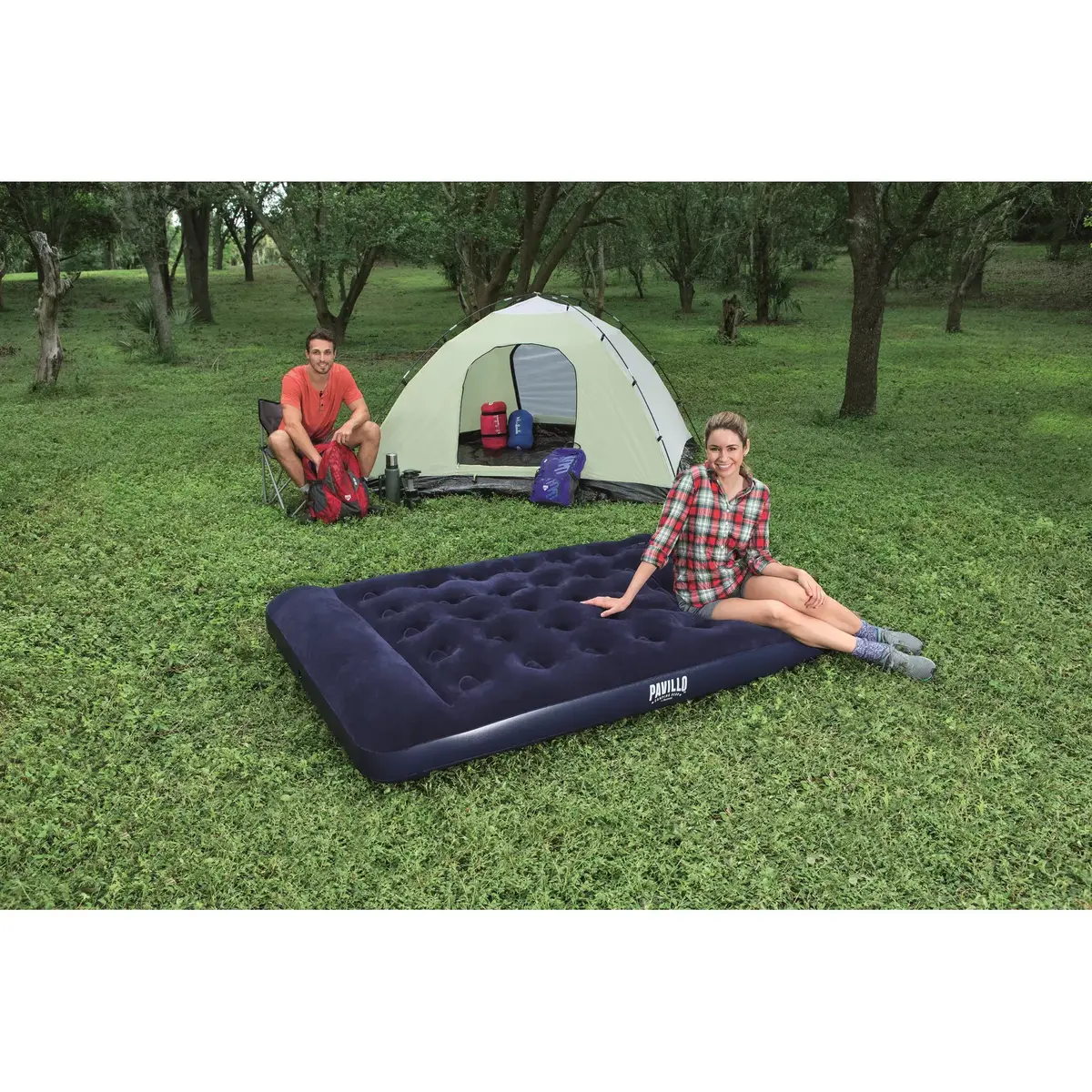 Bestway Easy Inflate Flocked double airbed 1.91x1.37x0.28 m Photo 23