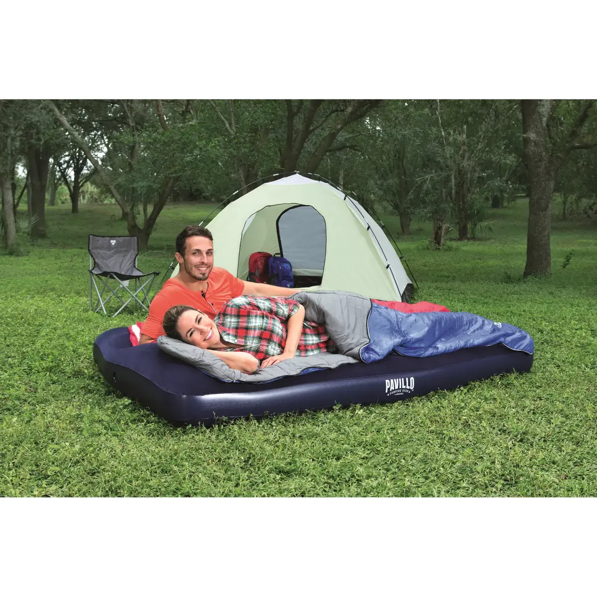 Bestway Easy Inflate Flocked double airbed 1.91x1.37x0.28 m Photo 25