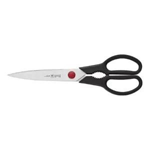 Kitchen scissors ZWILLING TWIN L 230 mm, stainless steel blades, black handle, universal use